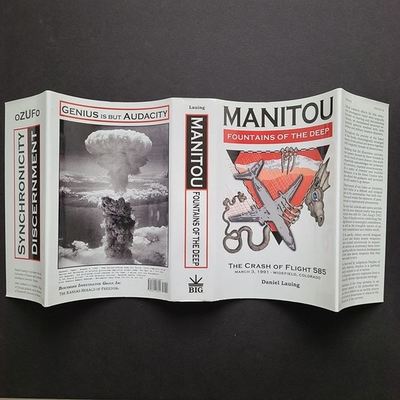 Book Manitou Fountains of the Deep Crash of Flight 585 CO Lauing Signed - Picture 4 of 12